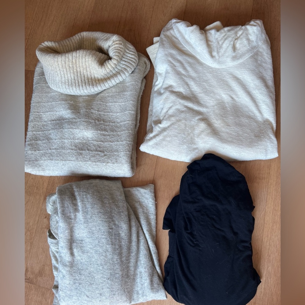 Lot of 4 Small Womens Sweaters - one cashmere!